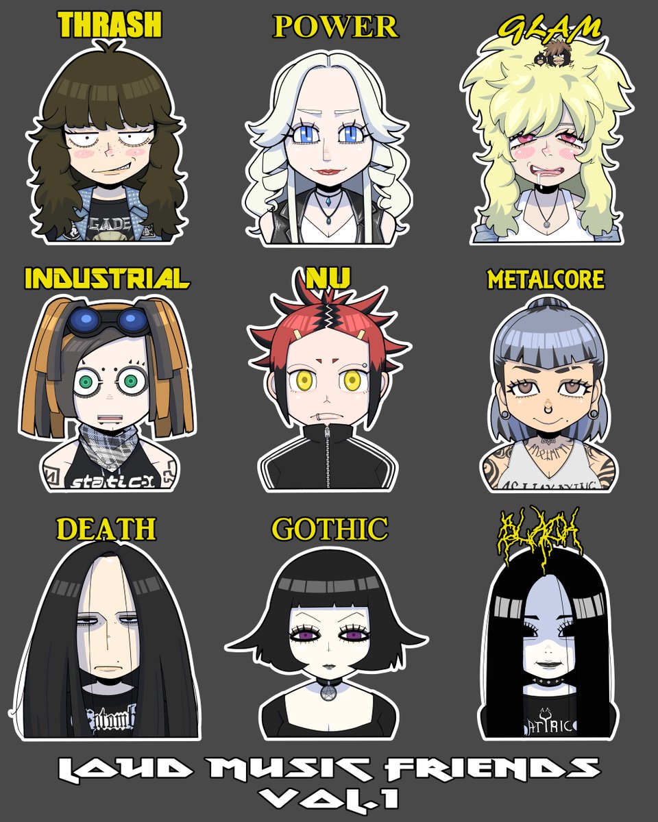 metal_kinoko666's tweet photo. 🤘LOUD MUSIC FRIENDS🤘 https://t.co/6osUvilfdX