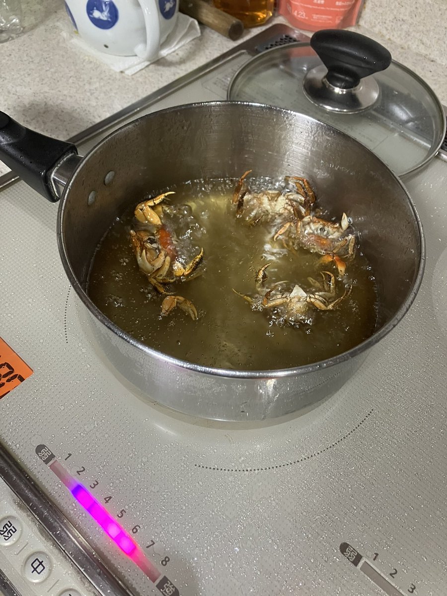 BONNOUNOMI's tweet photo. 配信でよくやってる道端のカニ食って腹壊した話の証拠画像 https://t.co/jsr4360avb