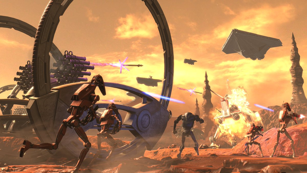 CloneWarsHub's tweet photo. Grand Opening

#StarWars #TheCloneWars #AttackoftheClones 
#Blender #SourceFilmmaker #CloneWars https://t.co/UELfFGtLPy