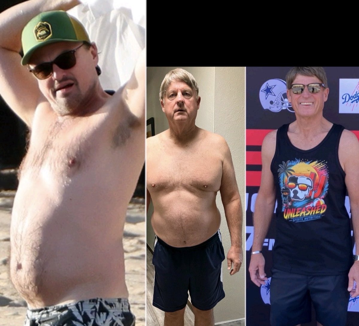 DrSeanOMara's tweet photo. Fox News just featured Leonardo DiCaprio, 51, in a story about dangerous belly fat.

I’ve spent over 13 years studying visceral fat, the microbiome, and biological optimization.

Look at my client’s transformation in just SIX MONTHS. No weight-loss drugs. Natural lifestyle intervention.

Leo, I’d love to help you make an even bigger impact not just for yourself, but for America.

My ONE condition: Let’s use your journey to help millions of Americans improve their biology.

X community: Someone here knows Leonardo. Please help connect us.

Better Biology. Better Life.