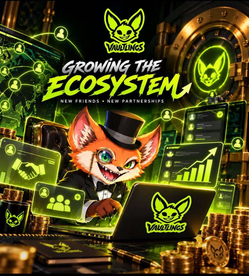 Zahirrvk's tweet photo. Collaboration with @VaultlingsNFT 🤝

Giving out 4 GTD spots to the community!

How to enter:
• Follow @Zahirrvk and @VaultlingsNFT 
• Repost pinned post 
• Turn notifications on🔔✅
• Drop your EVM wallet below

Ends in 24hrs ⌛️

Good luck, CT 🫡 https://t.co/9bIu6d4juD
