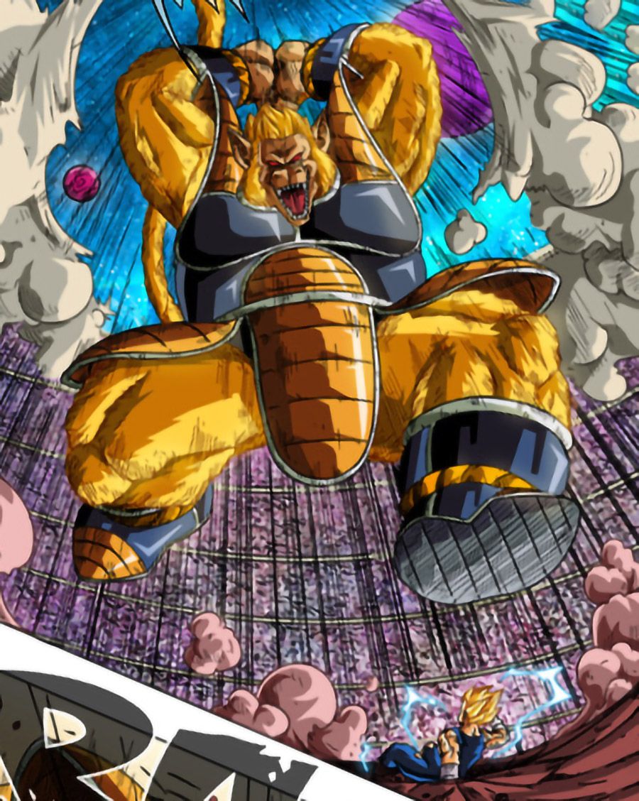 DBMultiverse's tweet photo. #Oozaru #Kakarotto VS #Vegeta !

Read #DBMultiverse in colors! → https://t.co/kEURfu4oIP 

Goku: "Hey, karma!" https://t.co/A3weKdep8f