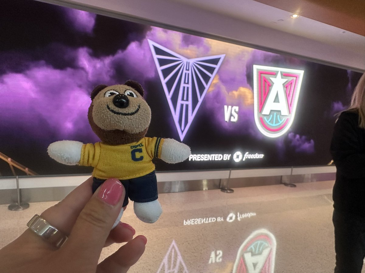 CalFan92's tweet photo. Oski-bubu is cheering on the Valkyries at Ballhalla! https://t.co/Hy1UzPMFC6