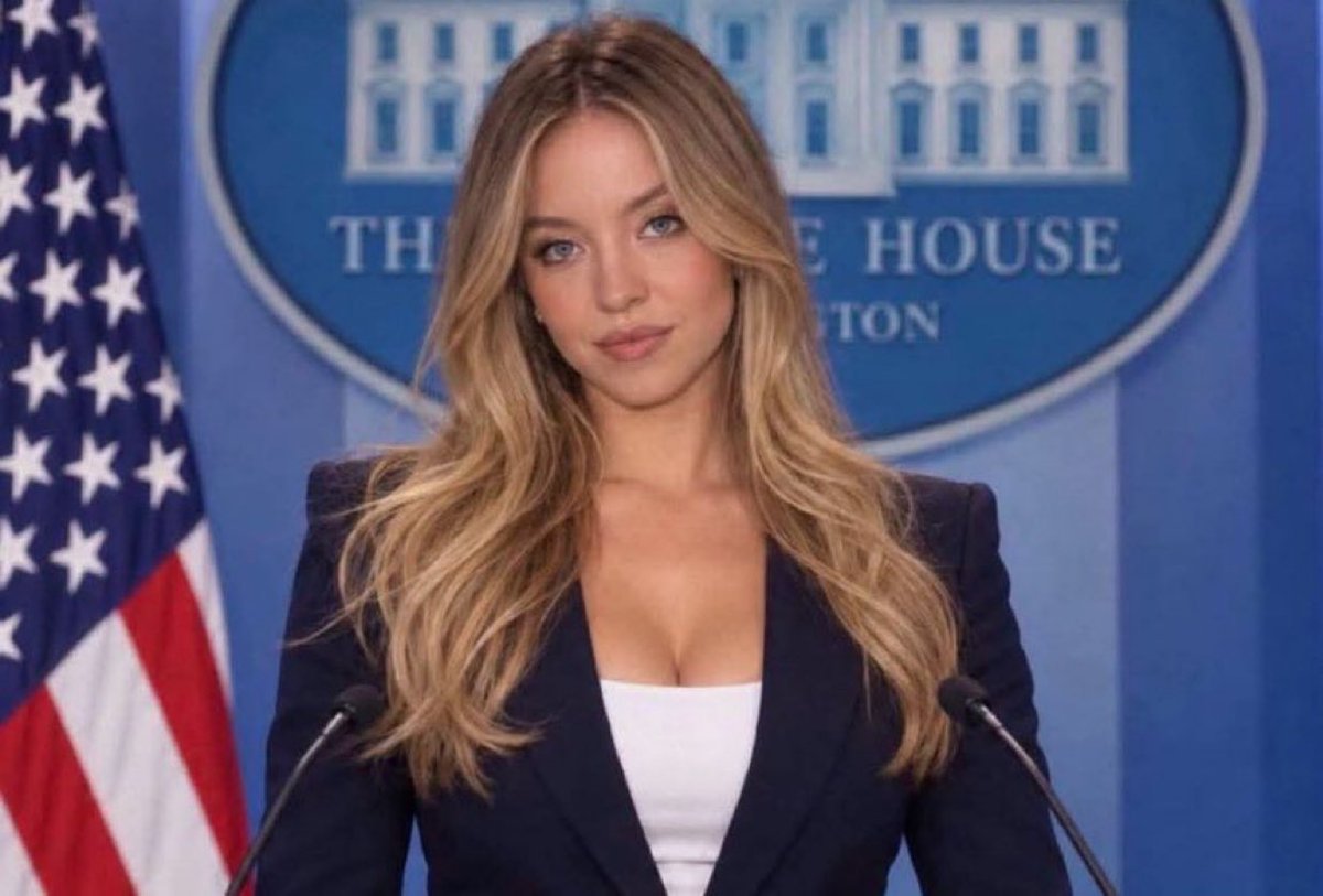 MAGAWarrior_'s tweet photo. Liberals heads would ABSOLUTELY explode &amp; I would support it all. 

Do you support Sydney for our Press Secretary https://t.co/pzDyjGtlry
