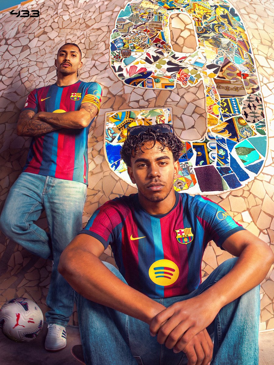 433's tweet photo. 🚨 𝐇𝐈𝐒𝐓𝐎𝐑𝐘 𝐌𝐀𝐃𝐄: Flick’s Barça win their 𝐅𝐈𝐑𝐒𝐓 9️⃣ La Liga games for 𝐅𝐈𝐑𝐒𝐓 𝐓𝐈𝐌𝐄 𝐄𝐕𝐄𝐑 🤯🔵🔴

Barcelona are rewriting La Liga history with an 𝒊𝒏𝒄𝒓𝒆𝒅𝒊𝒃𝒍𝒆 start to the 2026/27 season 📚

Only two teams have ever done this:
🥇 Barcelona (2026/27)
🥇 Real Madrid (1968/69)

𝗕𝗘𝗦𝗧 𝗕𝗔𝗥𝗖̧𝗔 𝗧𝗘𝗔𝗠 𝗘𝗩𝗘𝗥? 👀🏆