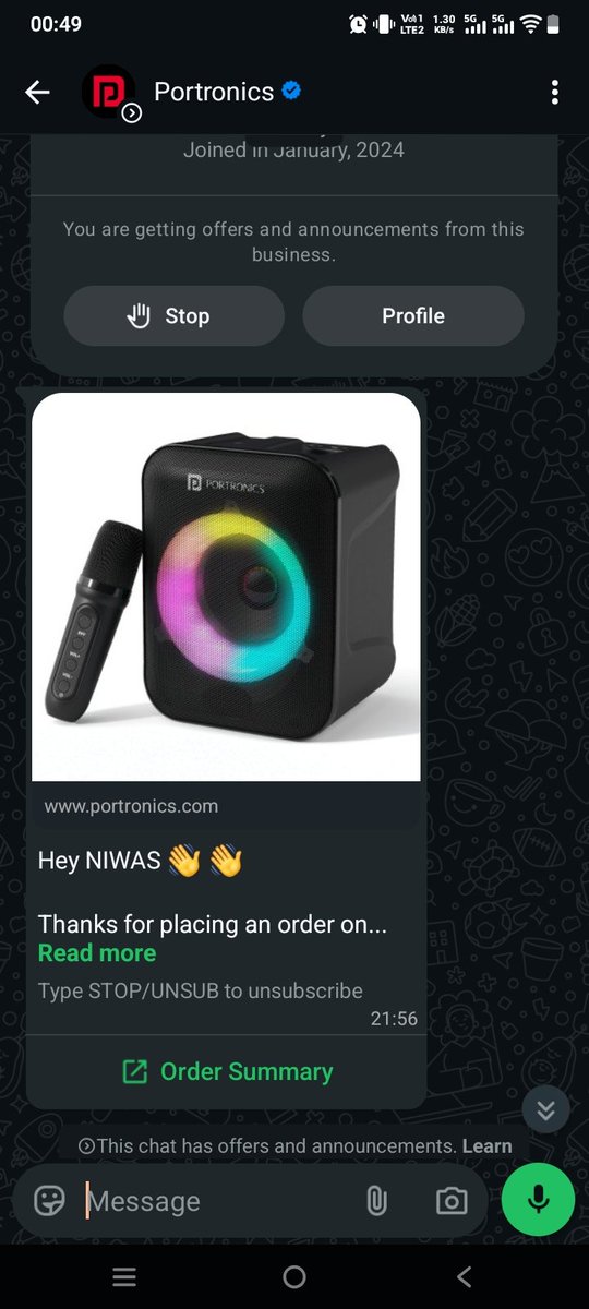 NiwasMishra5's tweet photo. @Portronics 
@MumbaiPolice 
@GoI_MeitY 
Protronics cheating with customers i already paid money and placed order but they didn't deliver my product bluetooth speaker please give me my product don't cheat with us https://t.co/0SMv02w9NM