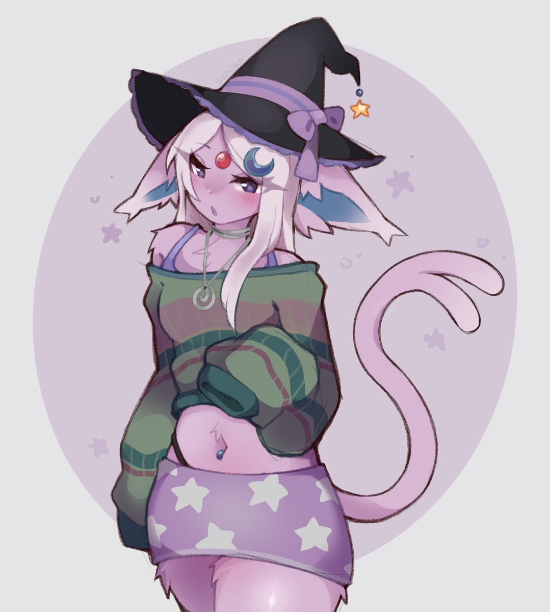 Selcian_bun's tweet photo. Casual witch espeon ⭐️ https://t.co/zaWaG1VONO