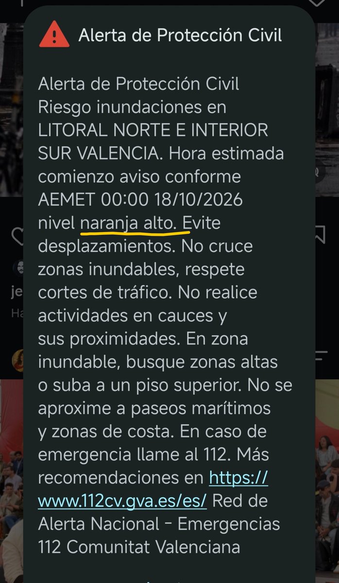 DAMAbunda's tweet photo. El "nivel naranja alto", inventándose niveles los del Ventorro, si cuela, cuela. Podían haber puesto nivel rojo flojo, o nivel rojoranja, puesto a inventar ¯⁠\_(⁠ツ⁠)_/⁠¯ https://t.co/PlpOYSOZIN
