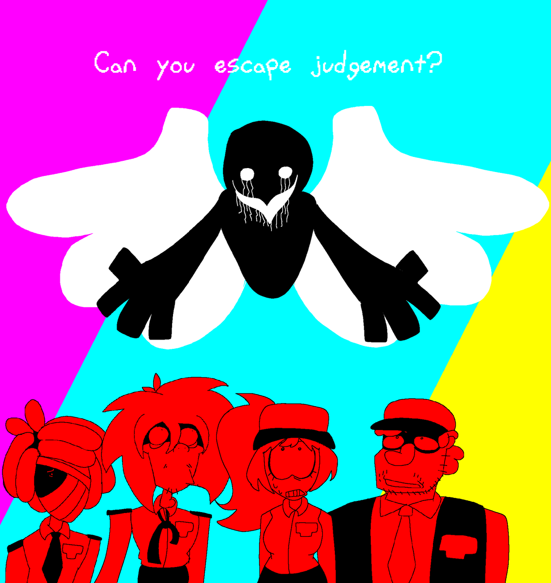randomphyre's tweet photo. "May The Angel have mercy on your soul" #frickbears3 https://t.co/EbhUoU94aq