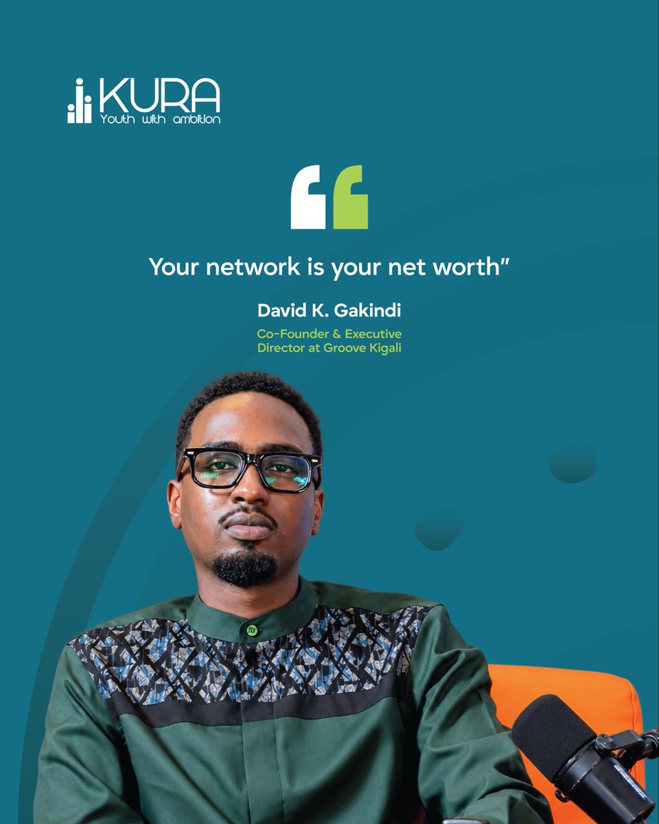 kura_rw's tweet photo. It's not just about who you know. It's about the connections you build and what you bring to the table.
For David, meaningful relationships can open doors that talent alone might not.
Catch more insights from David on KURA Talks Episode1 https://t.co/epENKEltNJ
#KuraTalks #KURA #YouthWithAmbition