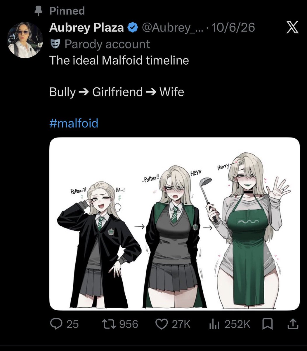 GoldenNR17's tweet photo. spic jewli runs this fake spic Aubrey Plaza account. https://t.co/aUq7DXcK6a