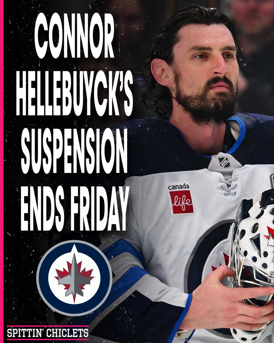 Connor Hellebuyck suspension ends October 23