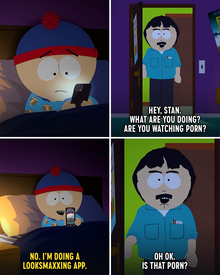 SouthPark's tweet photo. Hey, Stan. What are you doing? https://t.co/0MjdqFcsqA
