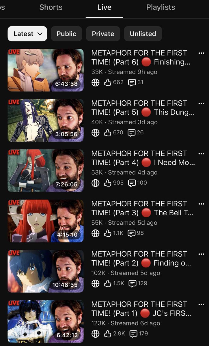 JCbackfire's tweet photo. FINALLY all streams so far are available for Metaphor!! Sorry we had so much trouble this week! 🙏❤️ (yes, even VOD 2)

But feel free to catch back up on the playthrough this weekend! :’)

The support has been incredible! 🥹 https://t.co/y1KgpHD2EC