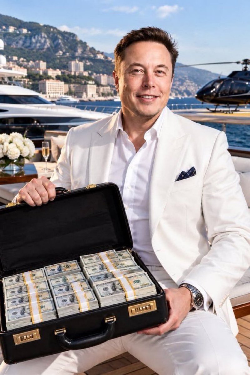 Spacemanx55's tweet photo. If Elon Musk offered you $50 MILLION today, what would you do first? 😍

A) 🏡 Buy a luxury house 
B) 🚘 Buy my dream car 
C) 💼 Start my own business
D) ❤️ Help my family and the poor https://t.co/Vc5Ji47iY0
