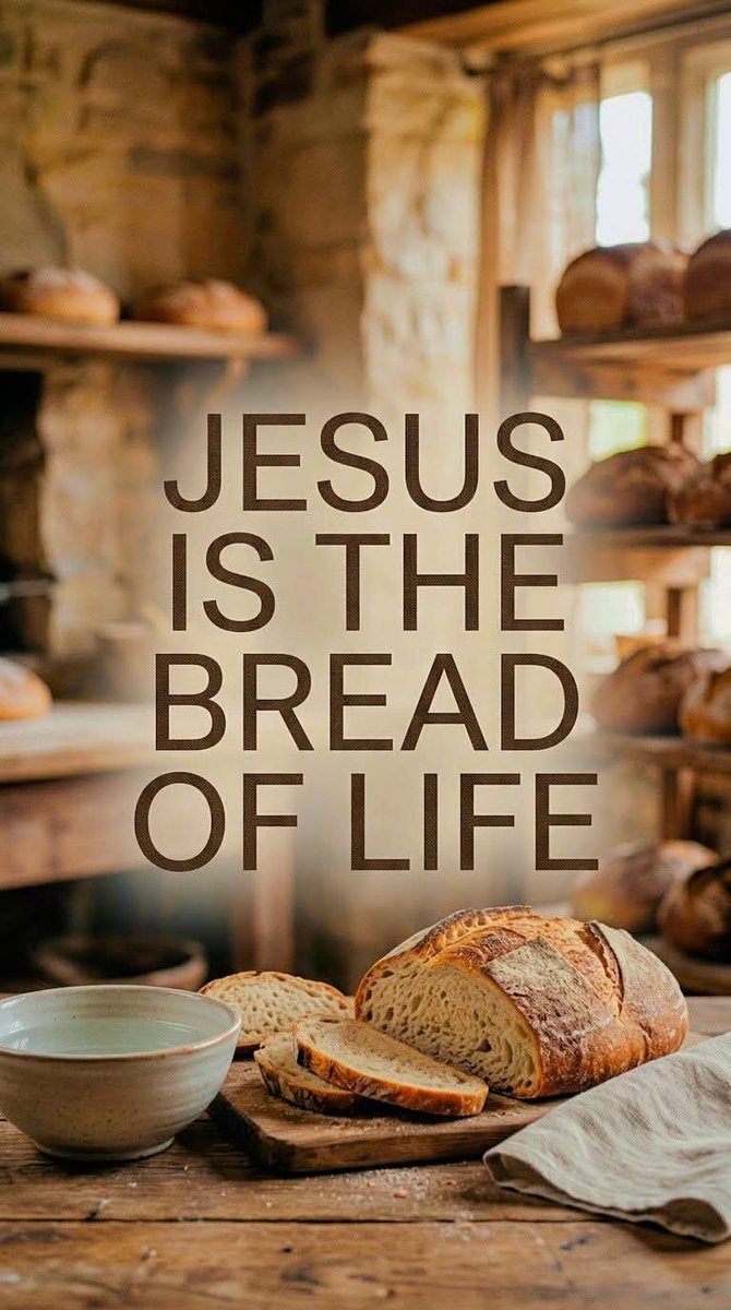 Courage625969's tweet photo. John 6:35 (KJV): “And Jesus said unto them, I am the bread of life: he that cometh to me shall never hunger.” https://t.co/CarLkn1cM3