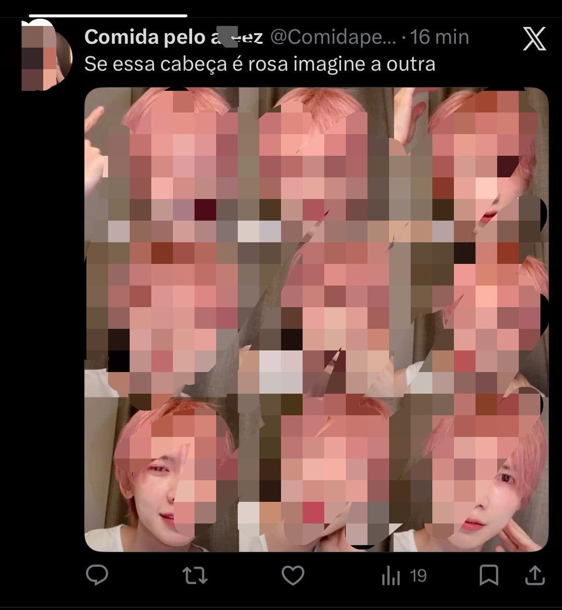 no1like_yuri's tweet photo. DENÚNCIA EM MASSA SEM ENGAJAR‼️

a conta @Comidapeloateez precisa ser derrubada de qualquer forma, copiem o tweet e cole as fotos para postagem, a conta tem poucos seguidores e assim fica mais fácil de cair 

Cr: @hwazonei https://t.co/r7TVo1DQUW
