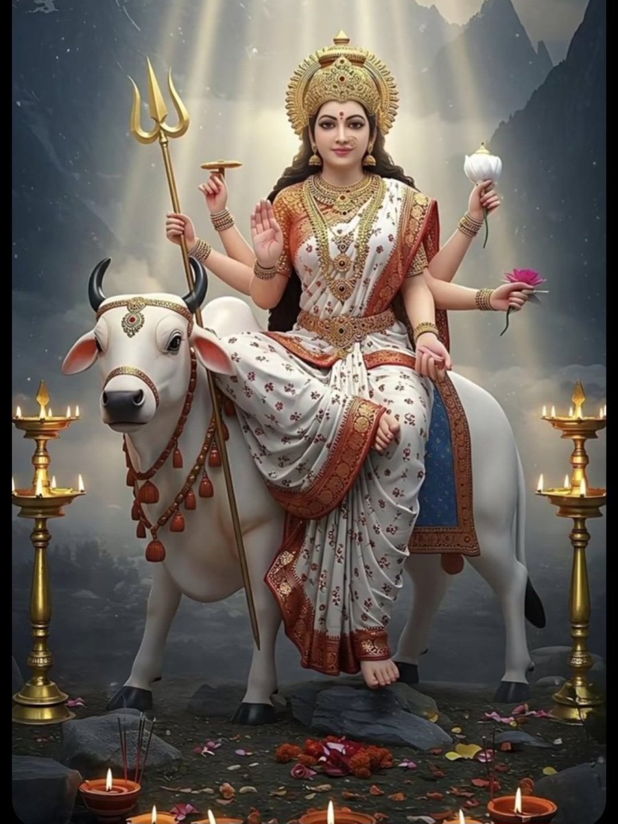 DeepakeKumar's tweet photo. 🙏🌺 नवरात्रि का आठवाँ दिन – माँ महागौरी की पूजा 🌺🙏

जय माँ महागौरी! 🙏❤️

माँ महागौरी सभी के जीवन में सुख, शांति, समृद्धि और खुशियाँ लाएँ। 🌸✨

🙏 जय माता दी 🙏🚩 https://t.co/SSMElcvSQe