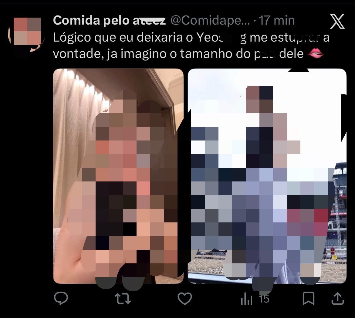 no1like_yuri's tweet photo. DENÚNCIA EM MASSA SEM ENGAJAR‼️

a conta @Comidapeloateez precisa ser derrubada de qualquer forma, copiem o tweet e cole as fotos para postagem, a conta tem poucos seguidores e assim fica mais fácil de cair 

Cr: @hwazonei https://t.co/r7TVo1DQUW