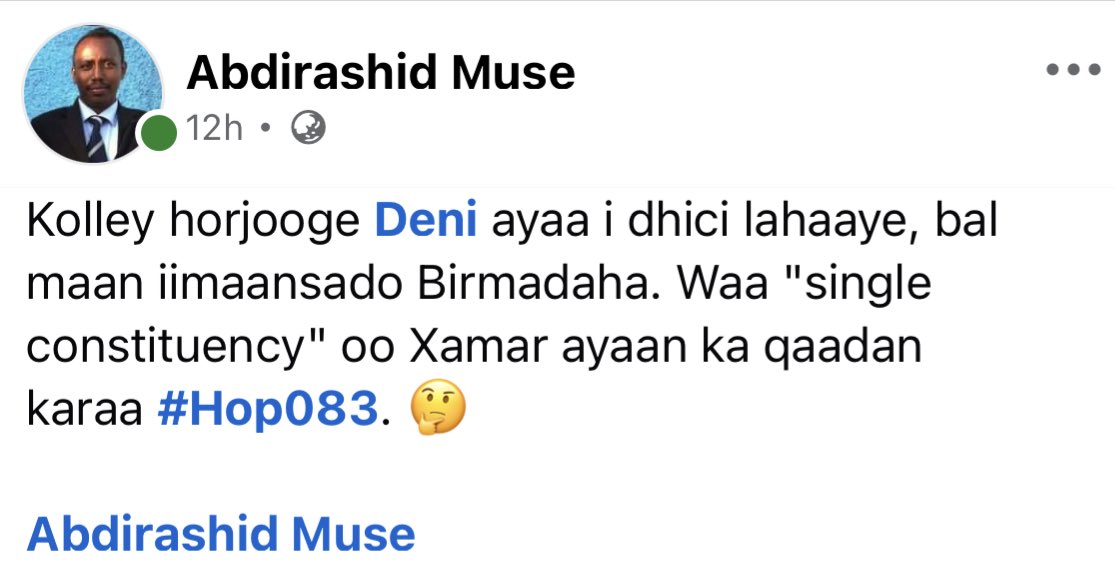 dunia_work's tweet photo. Dani boobka Inuu eedo waa waxaa ka hadlaayey 3 yrs https://t.co/mt2rbmXbBr