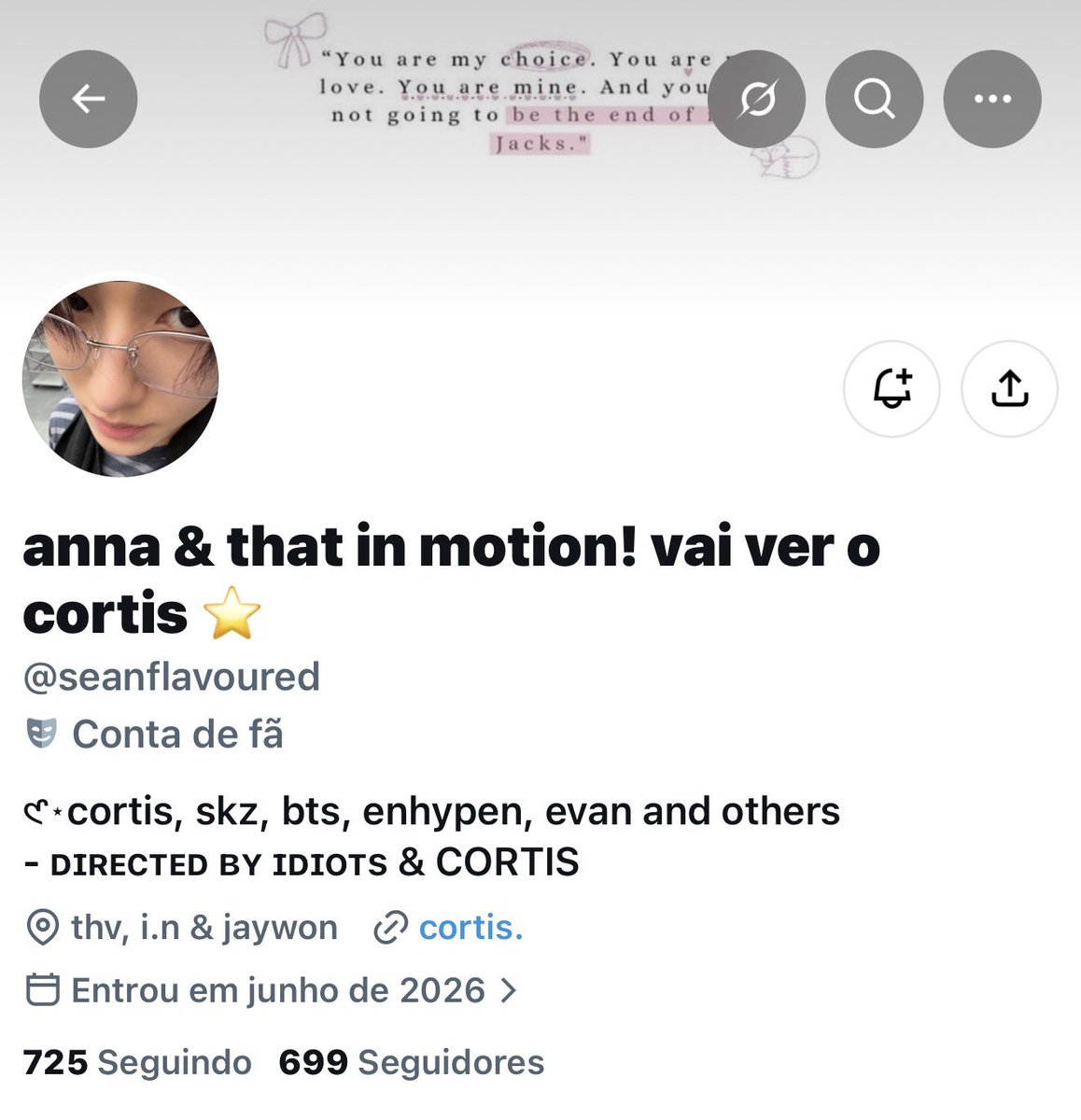 seanflavoured's tweet photo. voce amigaria comigo?

perfil no twitter
tela de bloqueio
primeiras fotos no pinterest
ultima musica que ouviu https://t.co/eyFAE6viW8