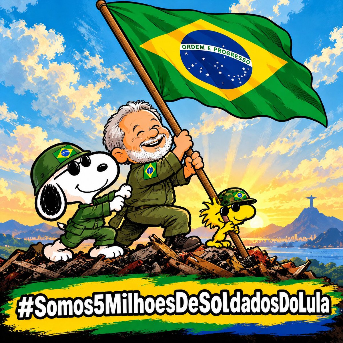 snoopyfans04's tweet photo. let's go 🐾🇧🇷
#LulaJaSomos5Milhoes https://t.co/QG4JG5CBfd