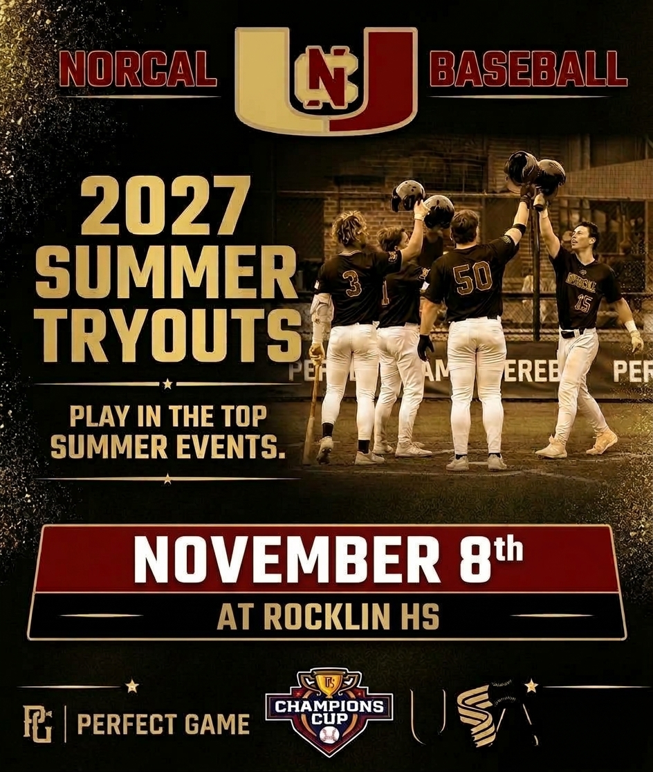 NorCalBaseball's tweet photo. Want to play for the best at the best events this is your opportunity to get in front of the top program in Northern California. Looking for top 2028-31 players who want to be part of the legacy. @NorCalU1 #playforthebest #baseballtryouts
https://t.co/WNQsnPyBMf https://t.co/G5NlJzrT1u