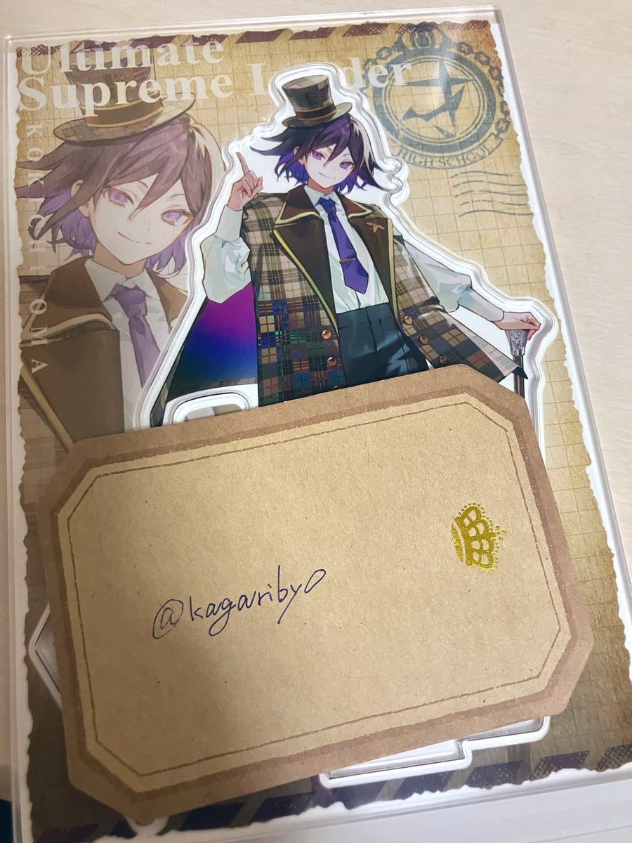 kagariby0's tweet photo. @1
【交換】ダンガンロンパ　ダンロン　100均

【譲】画像1〜3枚目>>>定価+送料（PayPayのみ）

アクリルフィギュア 王馬
ぬいぐるみ 王馬 苗木
アクスタ 江ノ島
ステッカー 狛枝 赤松

【求】画像4枚目（上段優先）

基本七海優先
郵送のみ。条件の良い方優先
お気軽にお声掛けください！🎮 https://t.co/AejjS0708s