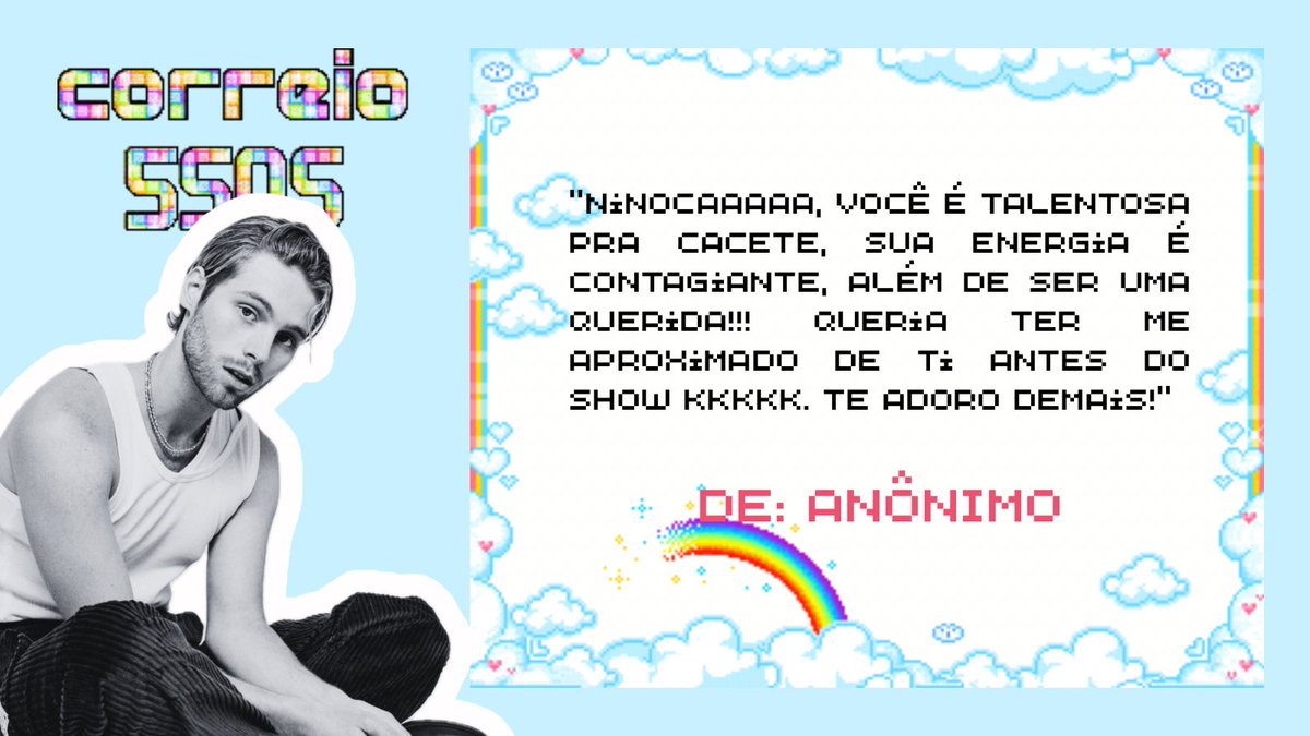 correios5sos's tweet photo. ᯓ➤ chegou mensagem para você!

✉⋆ ˚｡ ⋆୨୧˚ @waterparkss https://t.co/6IN8sB59iX