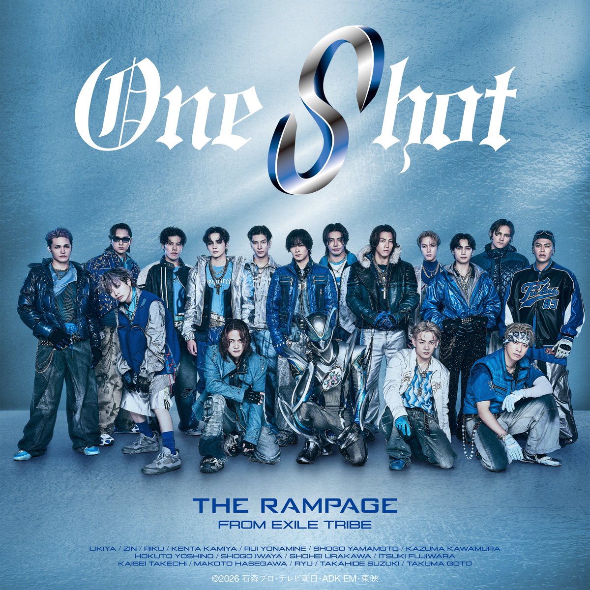 KR_avex's tweet photo. ＼📢本日解禁📢／
#仮面ライダーマイス🐭

✅CDジャケット写真公開✨

✅本日、MVを使用したCMが初オンエア✨
THE RAMPAGE＋#仮面ライダーマイス の
17名によるMVは必見です！

🎧「One Shot」TVサイズ配信中
https://t.co/UdRYy37h25

💿主題歌CDは11月4日リリース✨
⬇️ご予約受付中！
https://t.co/rr8mrPrP7p

@therampagefext #THERAMPAGE #RMPG