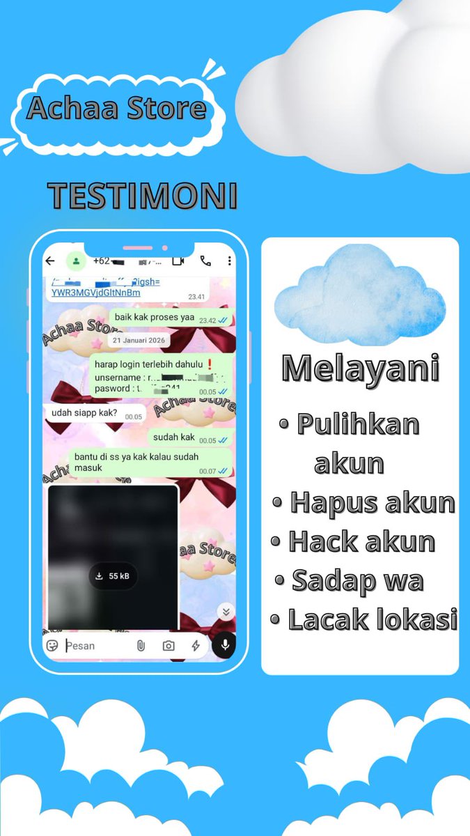 osatruj's tweet photo. All JASA❕

💭jasa hapus akun
💭jasa pemulihan &amp; balikin akun lupa pasword/ke hack
💭jasa lacak lokasi
💭jasa sadap wa
💭jasa lacak hp hilang by no hp/imei/akun
💭jasa hack/pemulihan akun (email,ig,wa,twiter/x, fb,tiktok)

FAST PROSES &amp; ORDER KE WA DIBIO❗️ https://t.co/DV6YfVBX8V