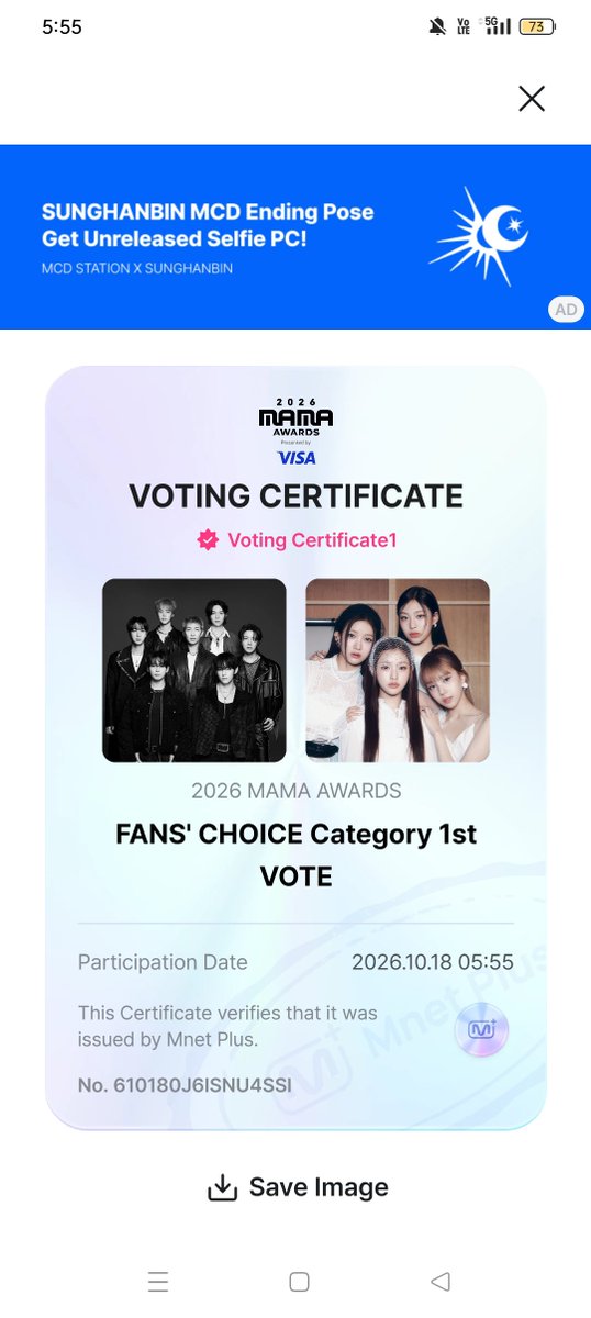 TaeTae1453482's tweet photo. I vote for #BTS for Fan Choice on #2026MAMAVOTE 💜🔥✨ https://t.co/xaXoWfyNjC