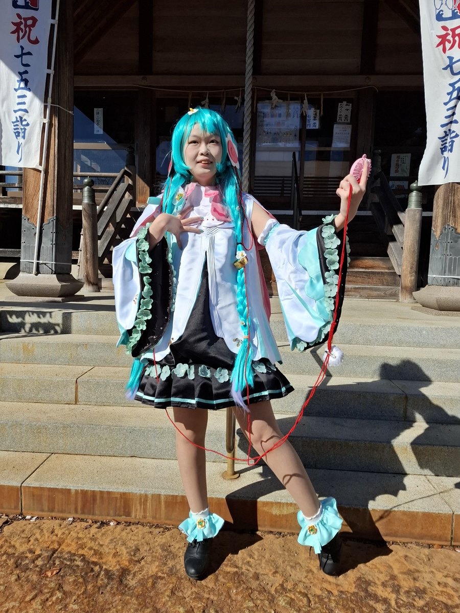 Aki23st's tweet photo. #コスサン2026

　初音天地開闢神話

撮影者：@zcmechanics1

撮影ありがとうございますm(__)m https://t.co/o9H92gyKGE