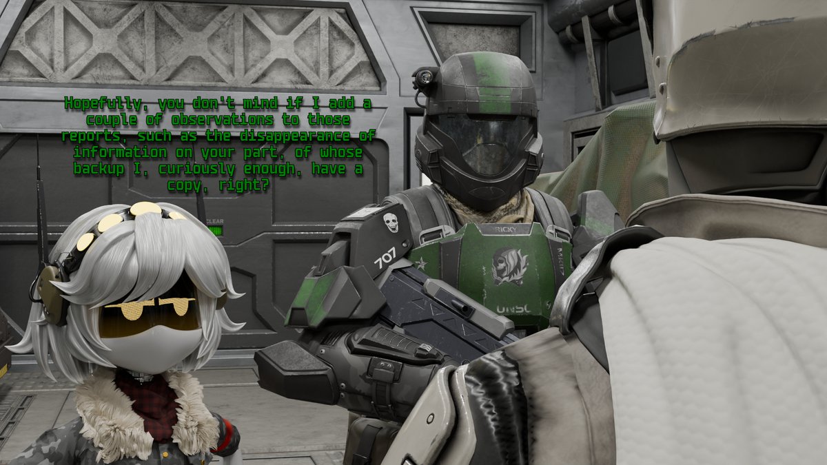 Ricky_764's tweet photo. “Not all the truth is good.”

#MurderDrones #Helldivers #SerialDesignationV #ProjectLightsOut https://t.co/1XEIkD6OO3