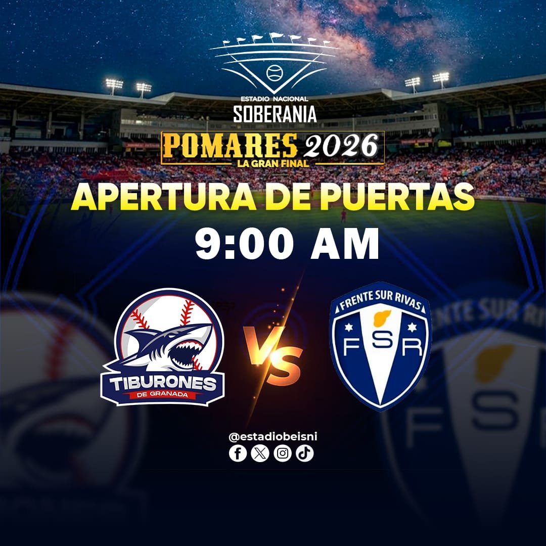 estadiobeisni's tweet photo. Apertura de puertas😎🔥 para la #GranFinal del #Pomares2026 en el #EstadioNacionalSoberanía🏟️ https://t.co/RuUxJlnZbP