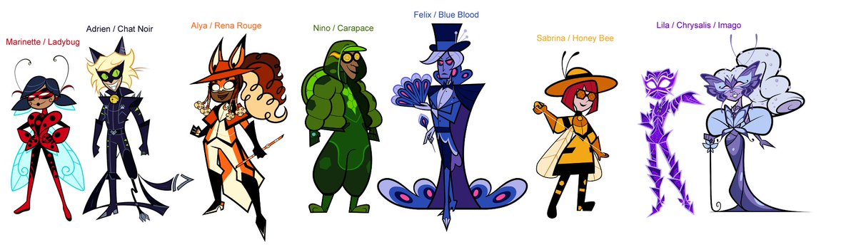 MetamorphoseAU's tweet photo. Feeling very kind today. :]
Revealing all of The Miraculers~ https://t.co/5P1FUrEEjE