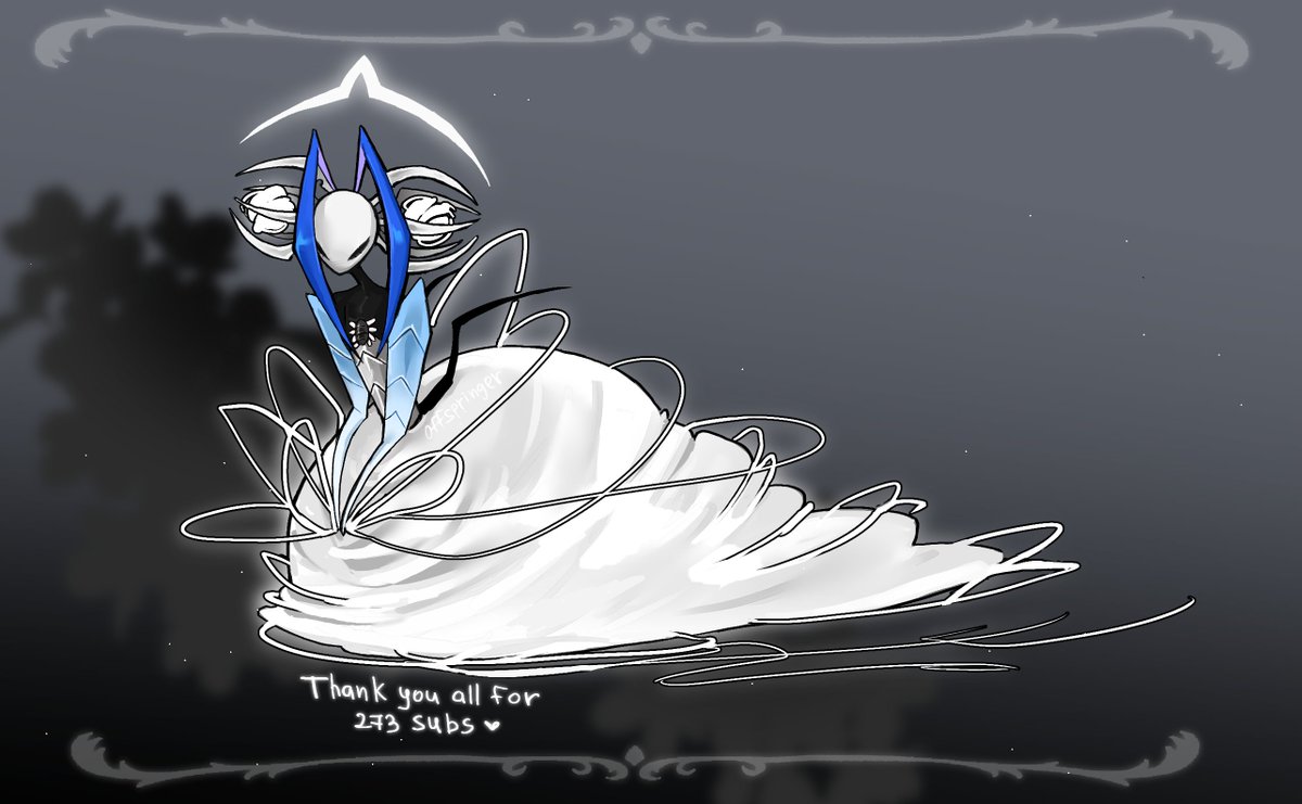 OffspringerQwQ's tweet photo. I didn't expect that so much people will like my HK Guinevere design, thank you so much!!! 

#hollowknight #KnightsOfGuinevere https://t.co/BiV86coP9X