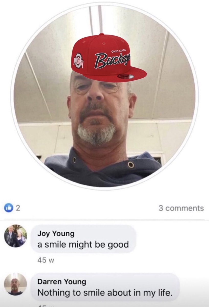woodyVSworld's tweet photo. “Ohio State won, why aren’t you happy?” https://t.co/JQ8oBgfFza