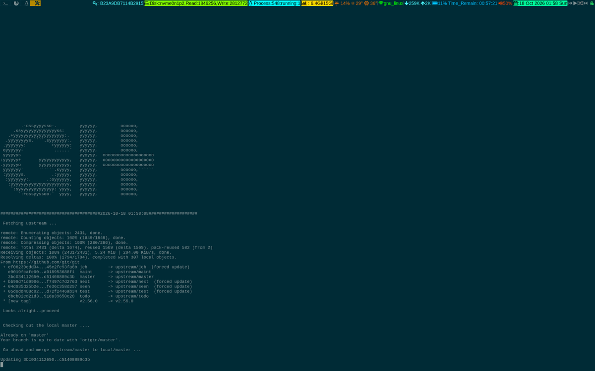 unixbhaskar's tweet photo. Ummm
#linuxadmin #tool #opensource #git https://t.co/IEoFVT2xpU