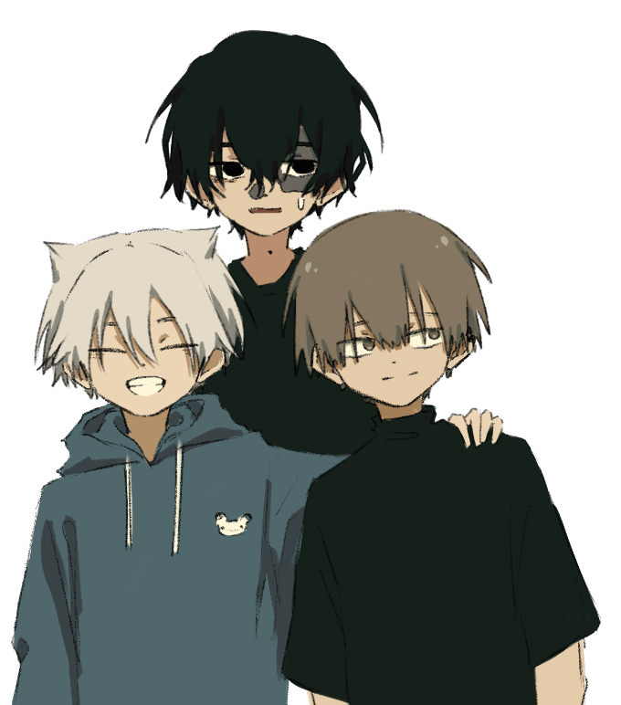RenKolao's tweet photo. I really like this old doodle it looks like a family photo lmao https://t.co/89ueXUBjTx