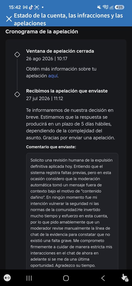 Maldito_Alem's tweet photo. @RobloxES Ustedes son unos corruptos, me banearon por una simple conversación con mi amiga y no me quieren devolver la cuenta, ladrones, estafadores, no le metan dinero a Roblox es un fraude. https://t.co/Lj3zUJSt7v