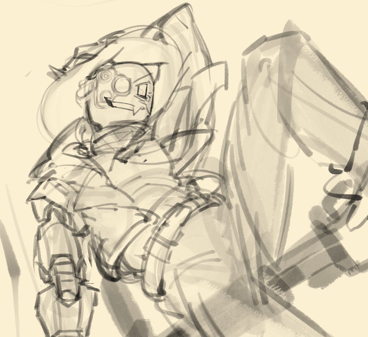 cinonart's tweet photo. (WIP)
wanted to draw scythe for sometime now but i cant get her face really right

#phighting https://t.co/iOS3WSNppS