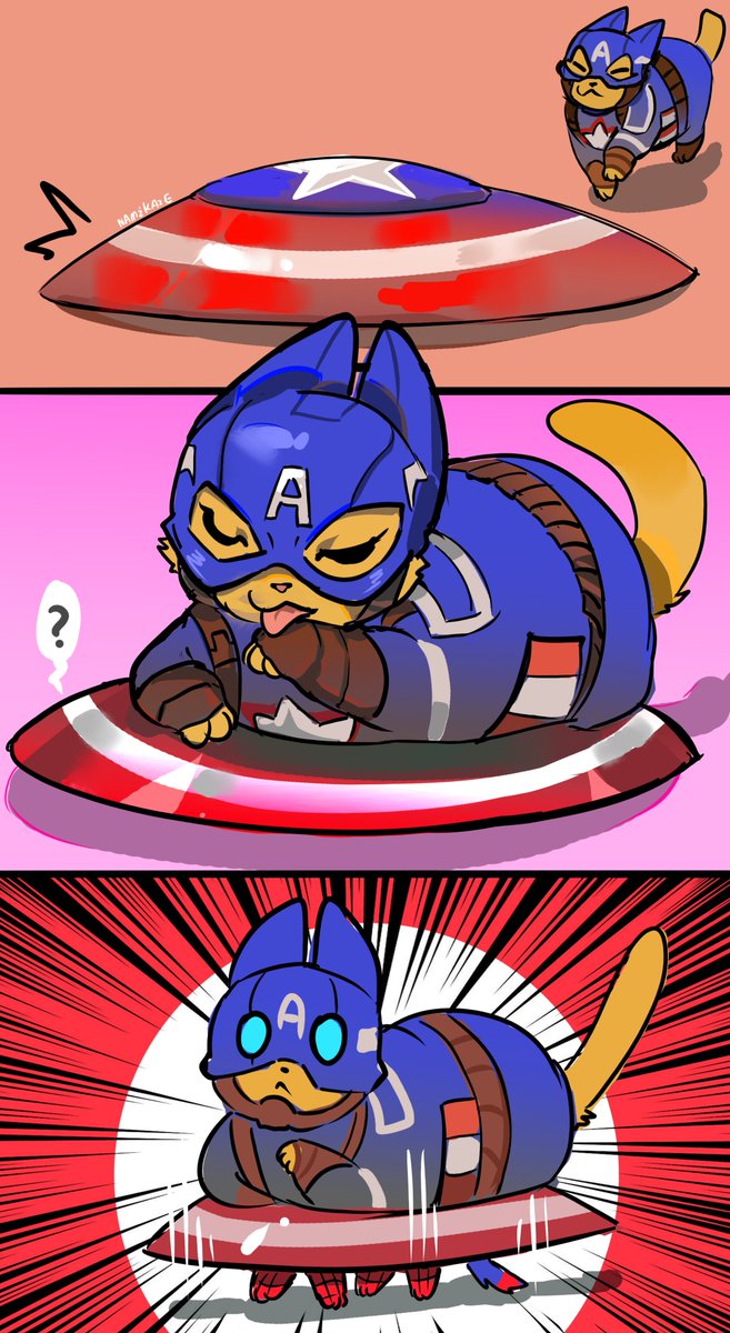 NamikazeNami1's tweet photo. #spiderman  #captainamerica 
CapCapcat https://t.co/wKI3ttAzqj