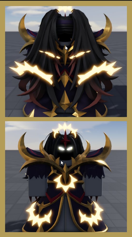 06Vinx's tweet photo. Umbra.. she's back. As new ugc lol, We've just released Umbra Requiem UGC! 🌙
- Only one emmissive UGC can be uploaded daily sadly, so the rest will follow soon!

Get them here! -> https://t.co/Toyf6uOp6z

Render by @RaidShiftYT !!

#RobloxUGC #Roblox #RobloxDEV #UGC #TDS https://t.co/Tkx7PH7m5I