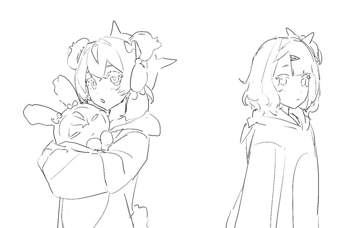 Hanino_yuri's tweet photo. Sunna and aria..i love these cuties https://t.co/CcqOZKNTsp