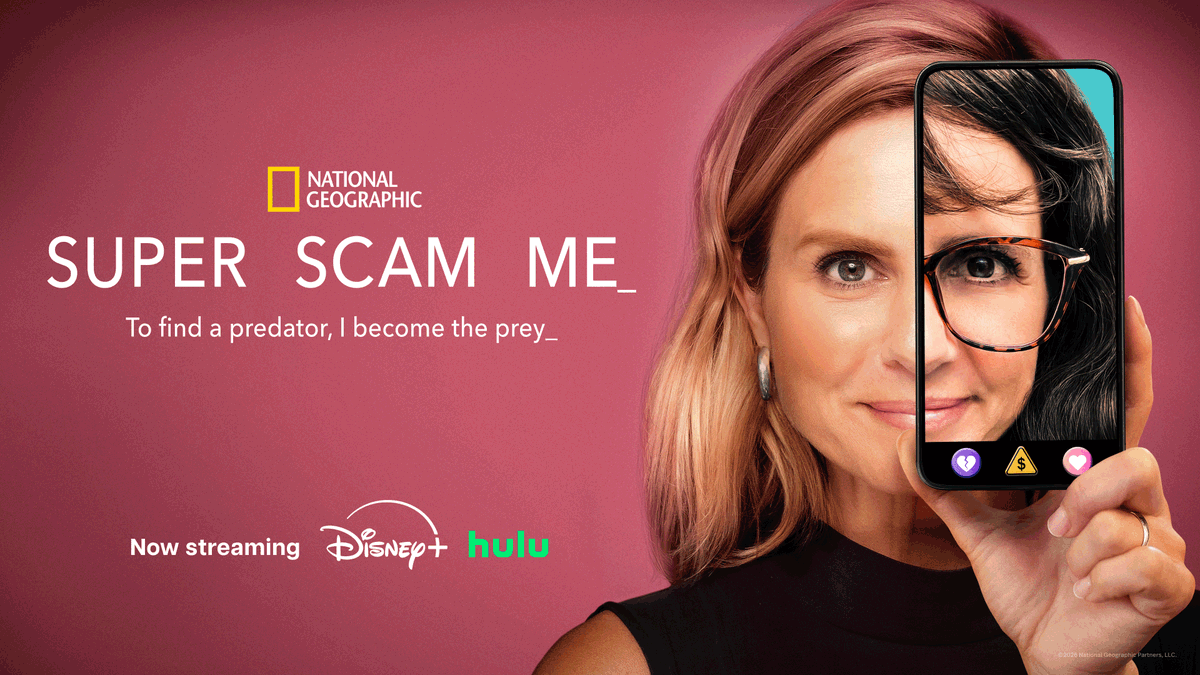jimbloo57917485's tweet photo. National Geographic TV on X: "Uncover the hidden world of romance scams and the tricks used to draw victims in as Mariana van Zeller goes undercover like never before. #SuperScamMe is now streaming on @DisneyPlus and @hulu. https://t.co/rkkOiJq0Us" / X