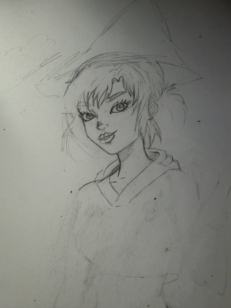 katcochiouma's tweet photo. Finally have a few days off, redrawing my witch from 2019 for spooky season.
#WitchArt #WitchDrawing #HalloweenArt #SpookyArt #ArtRedraw #DrawThisAgain #TraditionalArt #PencilDrawing #SketchbookArt #ArtWIP #ArtistOnX #OriginalCharacter https://t.co/s1saPy5gda