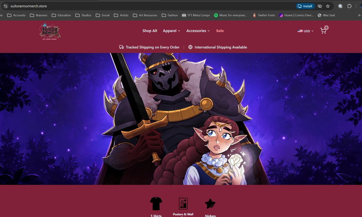 thepurpah's tweet photo. 🚨THIS IS NOT MY STORE🚨
They are stealing my merch artwork and putting it through AI art filters.

@webtoonofficial If you could do anything about this as well I would really appreciate the help! https://t.co/zOeKoStWVx