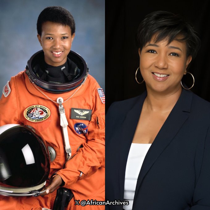 AfricanArchives's tweet photo. Happy 69th birthday to Doctor and Engineer Mae Jemison! She was the first black woman in space.

She flew aboard the space shuttle Endeavour in 1992, working on experiments including bone cell research.

Dr. Mae Carol Jemison is a physician and retired astronaut. After her medical education and a brief general practice, Dr. Jemison served in the Peace Corps from 1985-1987, when she was selected by NASA to join the astronaut corps. She resigned from NASA in 1993 to form a company researching the application of technology to daily life.

She has appeared on television several times, including as an actress in an episode of Star Trek: The Next Generation.

Dr. Jemison is a dancer, and holds 9 honorary doctorates in science, engineering, letters, and the humanities.

HONORS & AWARDS:
🏆1988 Essence Science and Technology Award
🏆1991 McCall's 10 Outstanding Women for the 90s
🏆1991 Pumpkin Magazine's (a Japanese Monthly) One of the Women for the Coming New Century
🏆1992 Johnson Publications Black Achievement Trailblazers Award
🏆1993 National Women's Hall of Fame
🏆1993 Ebony magazine 50 Most Influential women
🏆1993 Kilby Science Award
🏆1993 Montgomery Fellow, Dartmouth
🏆1993 People magazine's "50 Most Beautiful and sexy People in the World"
🏆1993 Turner Trumpet Award
🏆1997 Chicago History Museum "Making History Award" for Distinction in Science Medicine and Technology.
🏆2002 listed among the 100 Greatest African Americans according to Molefi Kete Asante.
🏆2003 Intrepid Award by the National Organization for girls
🏆2004 International Space Hall of Fame NASA Space Flight Medal
🏆2005 The National Audubon Society, Rachel Carson Award

Institutions:
🚀1992 Mae C. Jemison Science and Space Museum, Wilbur Wright College
🚀1992 Mae C. Jemison Academy, an alternative public school in Detroit, Michigan
🚀2001 Mae Jemison School, an elementary public school in Hazel Crest, Illinois
🚀2007 Bluford Drew Jemison STEM Academy, a public charter school in Baltimore, Maryland

Doctors honoris causa:
🚀1991 Doctor of Science, Lincoln College, Pennsylvania
🚀2000 Doctor of Humanities, Princeton University
🚀2005 Doctor of Science, Wilson College
🚀2006 Doctor of Science, Dartmouth College
🚀2007 Doctor of Engineering, Harvey Mudd College
🚀2007 Doctor of Engineering, Rensselaer Polytechnic Institute
🚀2008 Doctor of Humanities, DePaul University
🚀2009 Doctor of Engineering, Polytechnic Institute of NYU.