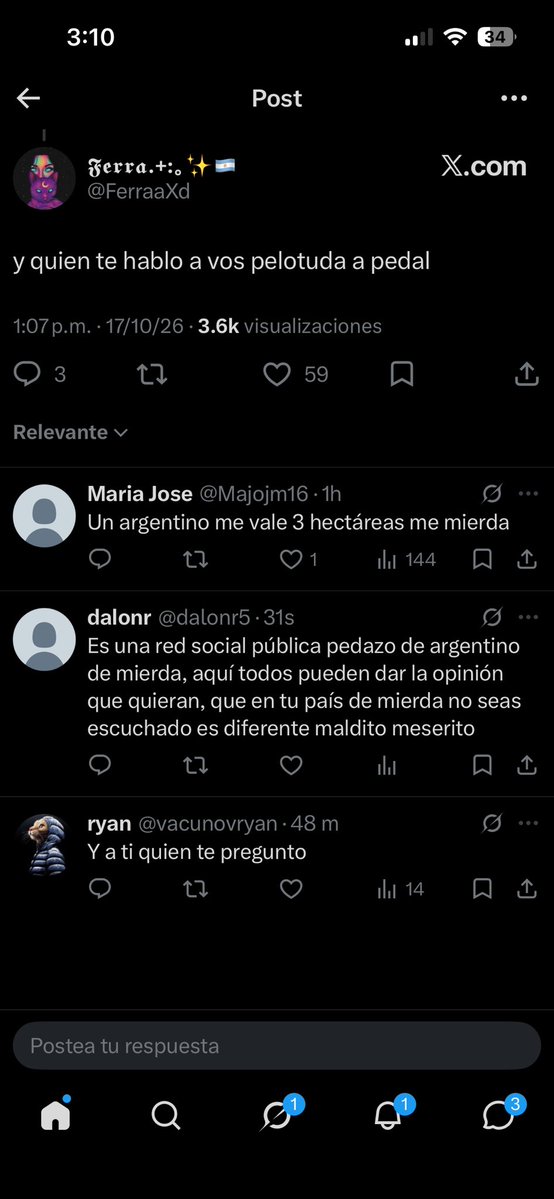 dalonr5's tweet photo. Quiero m4t4r a un argentino pero yiiiiaaaaa brother https://t.co/9ORlVF9mzH